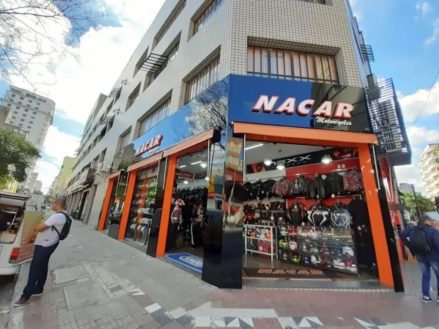 Fachada comercial da Nacar